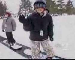 In his spare time, he loves snowboarding which he is learning from the age of four.